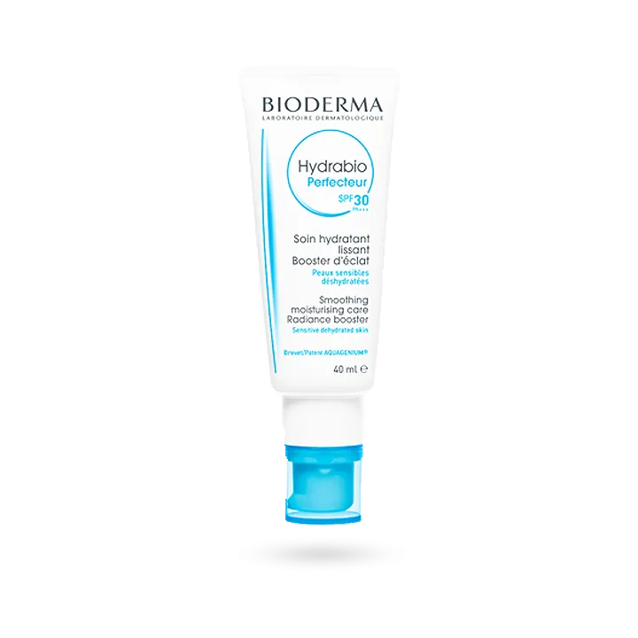 Hydrabio Perfecteur SPF 30 soin hydratant lissant Bioderma 40 ml - Booster d'éclat