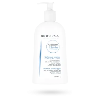 Atoderm Intensive gel moussant nettoyant surgras Bioderma - Flacon 500 ml