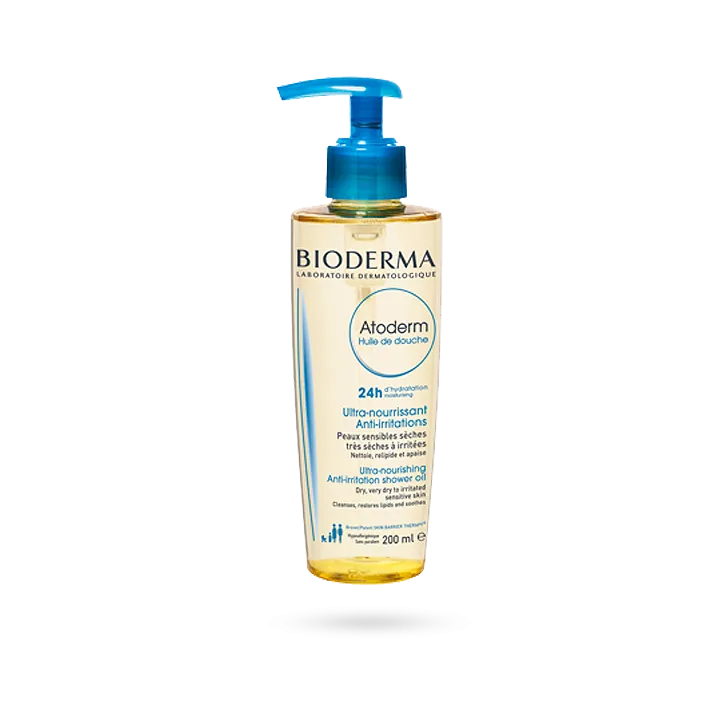 Atoderm Huile de douche anti-irritations Bioderma - Soin ultra-nourrissant 24h
