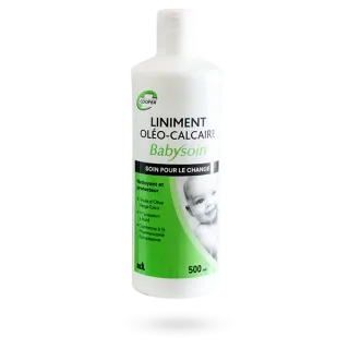 Liniment oléo-calcaire Babysoin Cooper 500 ml - Soin pour le change