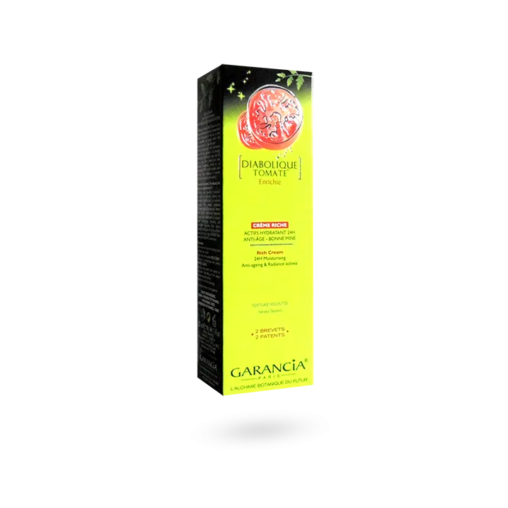 Garancia Diabolique Tomate enrichie crème riche hydratante 24h 30ml