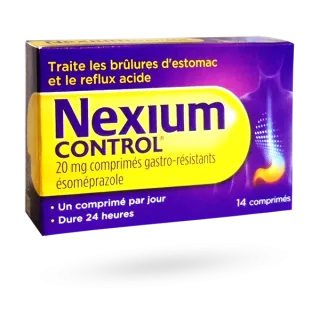 Nexium Control 20 mg 14 comprimés - Brûlures d'estomac