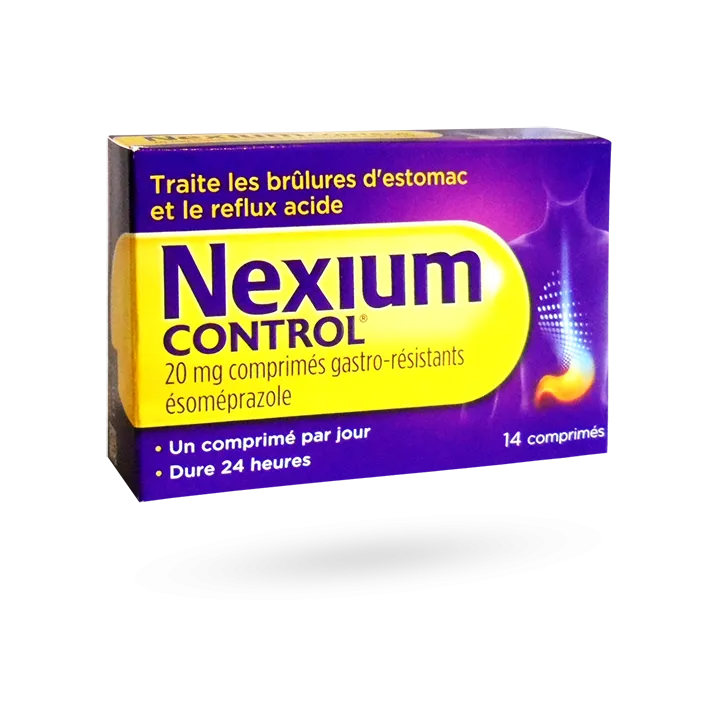 Nexium Control 20 mg 14 comprimés - Brûlures d'estomac