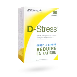 D-Stress Synergia complément alimentaire 80 comprimés D-Stress Synergia complément alimentaire 80 comprimés