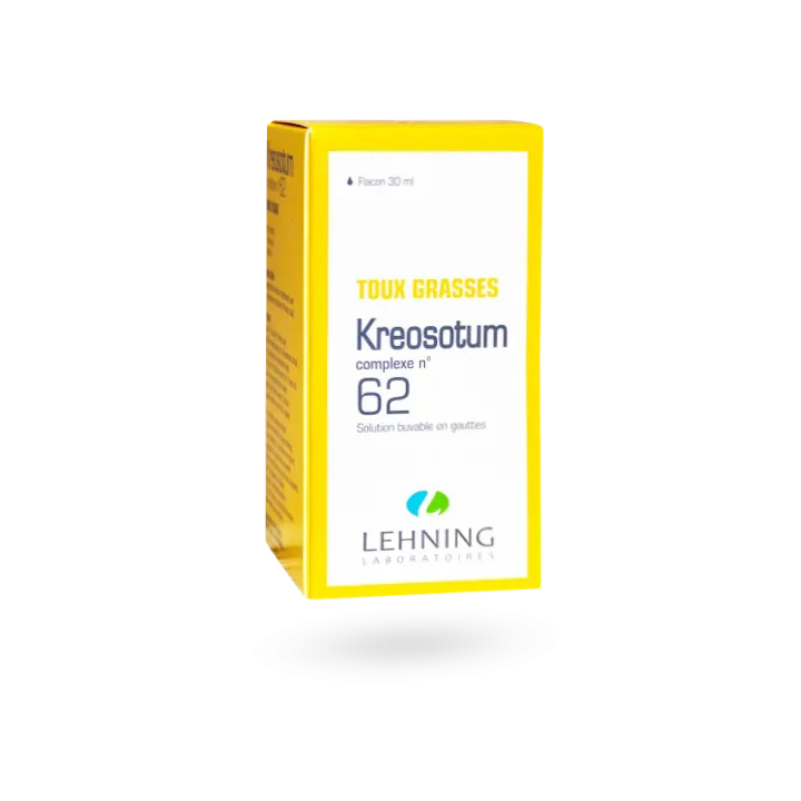 Kreosotum complexe n°62 Lehning Toux grasses 30 ml