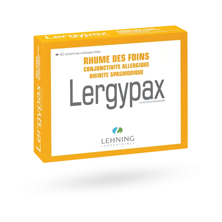 Lergypax Lehning rhume des foins 40 comprimés orodispersibles