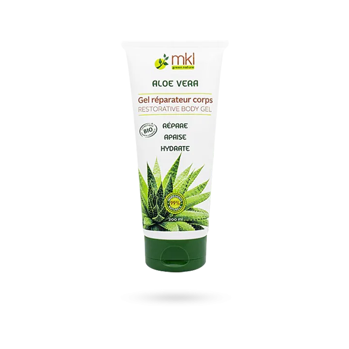 Gel réparateur corps Aloe Vera cosmétique Bio 200 ml