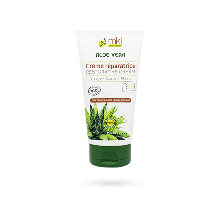 Crème réparatrice 3 en 1 Aloe Vera BIO visage, corps, mains 150 ml