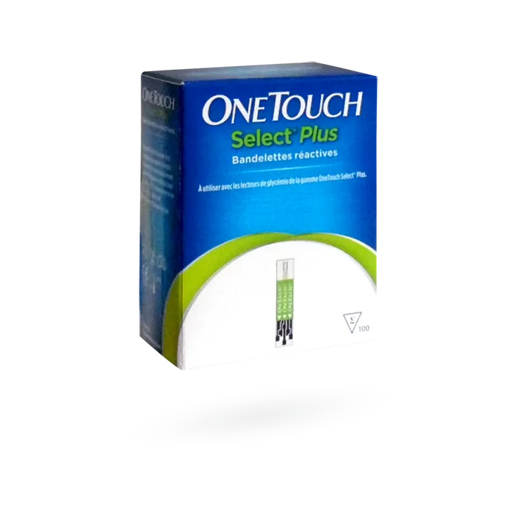 OneTouch Select Plus 100 bandelettes réactives