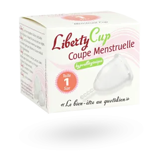 Liberty Cup coupe menstruelle en silicone 2 tailles Liberty Cup coupe menstruelle en silicone 2 tailles