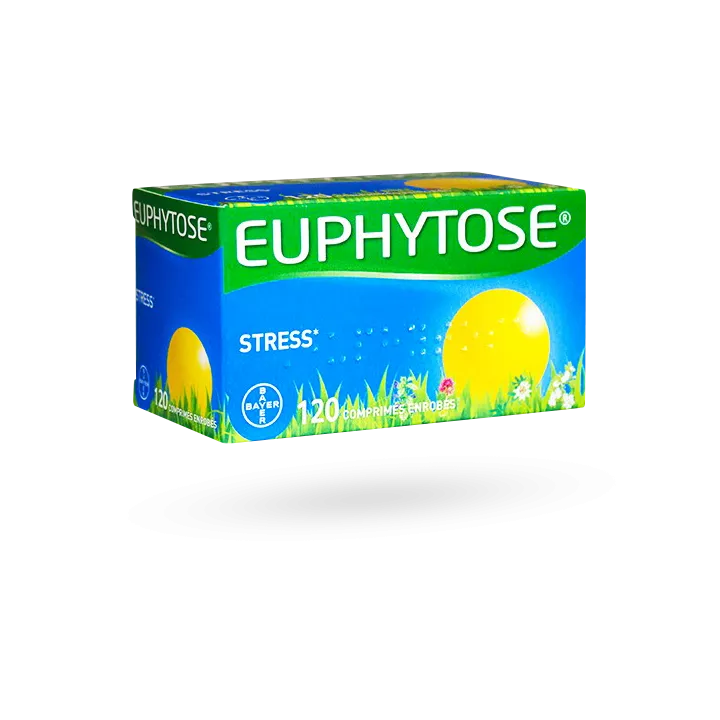 Euphytose stress et troubles du sommeil 120 ou 180 comprimés enrobés
