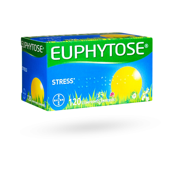 Euphytose stress et troubles du sommeil 120 ou 180 comprimés enrobés