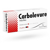 Carbolevure Adulte - 30 gélules