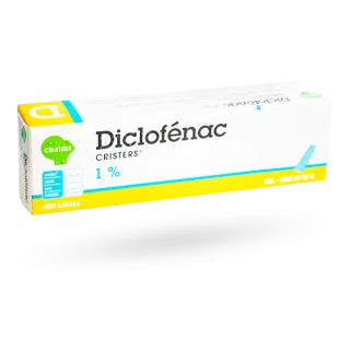 Diclofénac 1% Cristers gel tube 50 g ou 100 g