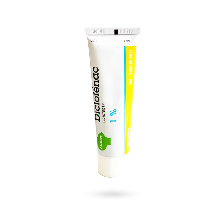 Diclofénac 1% Cristers gel tube 50 g ou 100 g