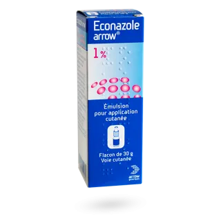 Econazole Arrow 1% émulsion pour application cutanée 30 g