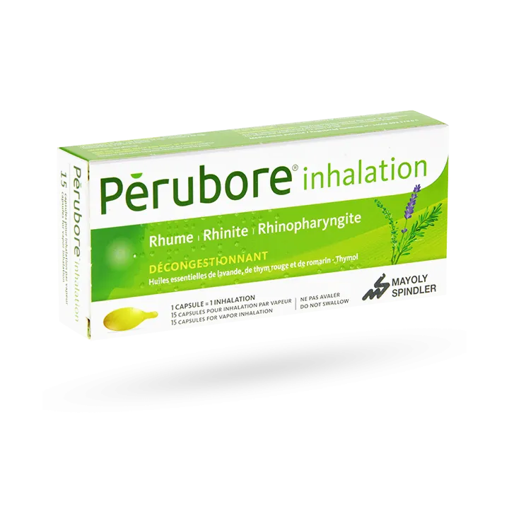 Pérubore inhalation décongestionnant 15 capsules