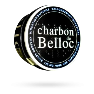 Charbon de Belloc 125 mg charbon végétal 36 capsules