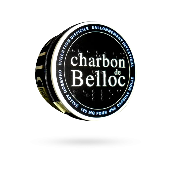 Charbon de Belloc 125 mg charbon végétal 36 capsules