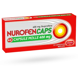 NurofenCaps 400 mg ibuprofène 10 capsules molles