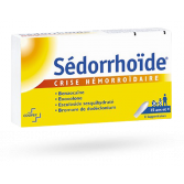 Sédorrhoïde suppositoires hémorroïdes - Boite de 8