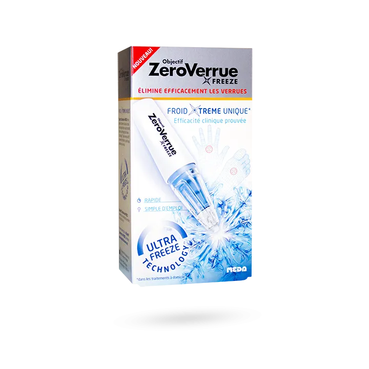 Objectif ZeroVerrue Freeze traitement des verrues