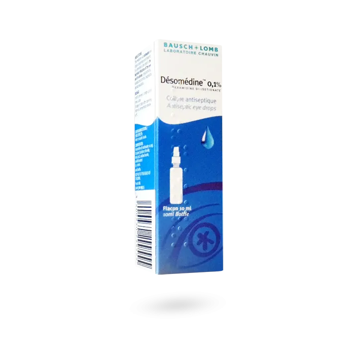 Désomédine 0,1% collyre antiseptique 10 ml