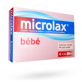 Microlax Bébé solution rectale constipation - 4 unidoses