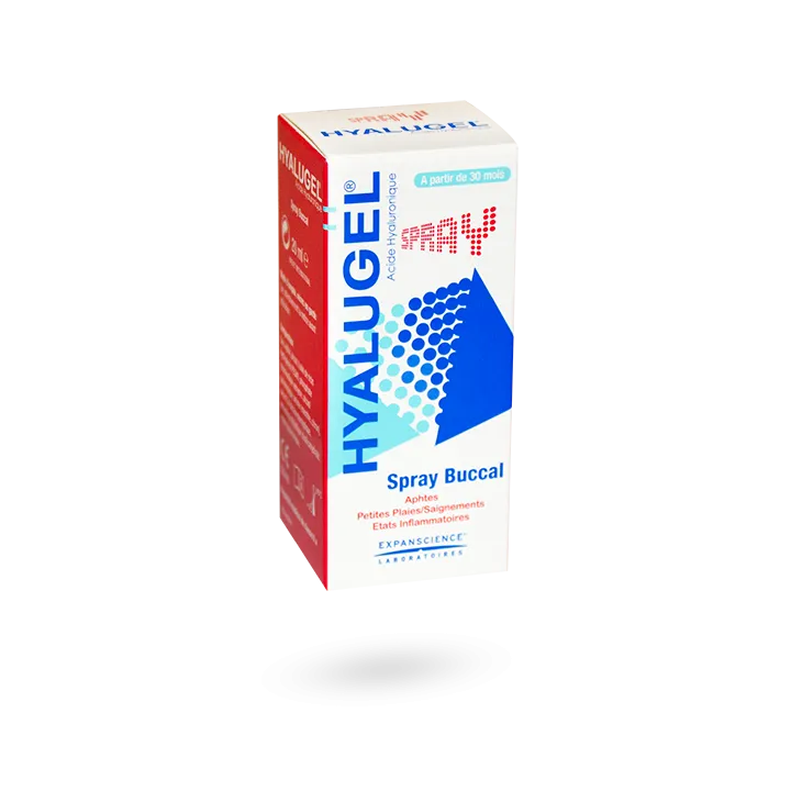 Hyalugel acide hyaluronique - Spray buccal de 20 ml
