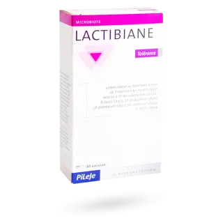 Lactibiane Tolérance 5 souches microbiotiques 30 gélules