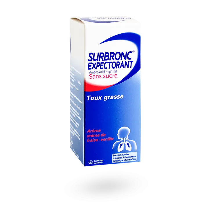 Surbronc expectorant sirop sans sucre flacon 100 ml