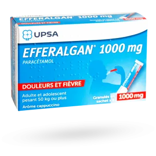Efferalgan paracétamol 1 G capuccino - 8 sachets de granulés