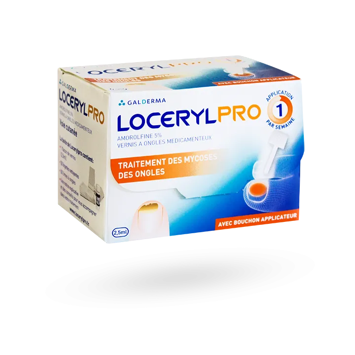 LocerylPro 5% vernis médicamenteux avec bouchon applicateur
