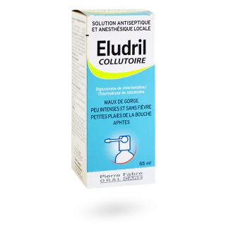 Eludril collutoire maux de gorge 40 ml