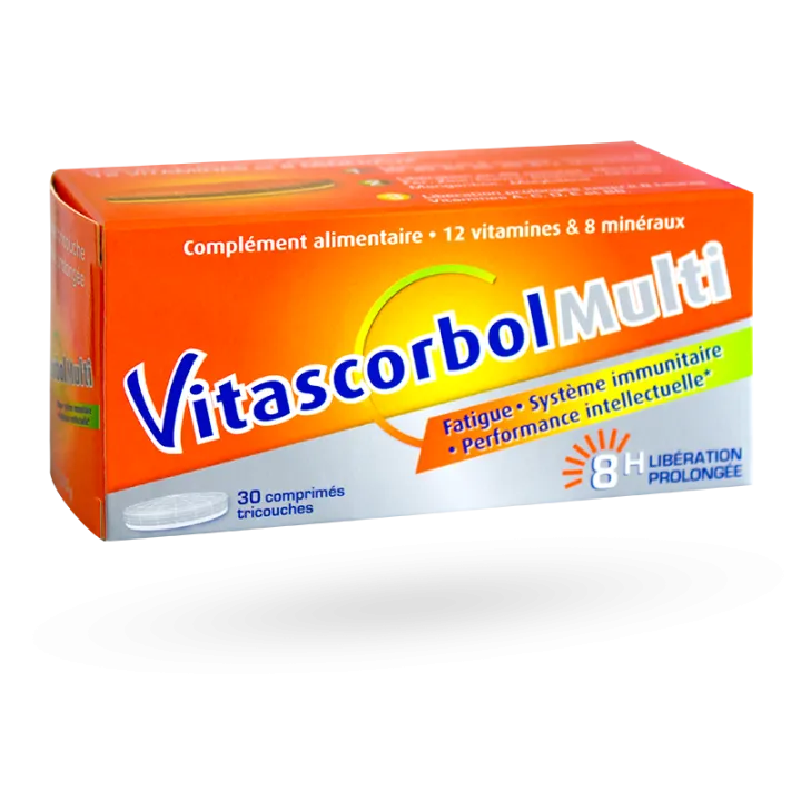 Vitascorbol Multi fatigue passagère Cooper 30 comprimés