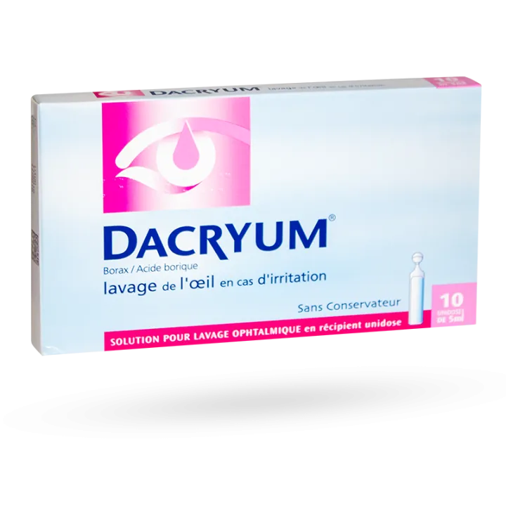Dacryum lavage ophtalmique 10 unidoses de 5 ml