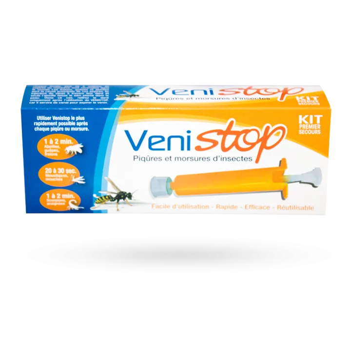 VeniStop kit premier secours piqûres et morsures d'insectes