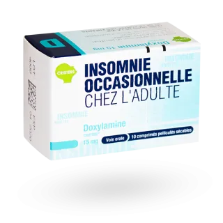 Doxylamine Cristers 15 mg insomnie occasionnelle 10 comprimés