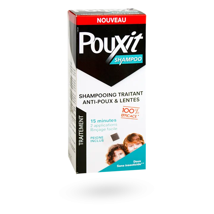 Pouxit shampooing traitant anti-poux et lentes 200 ml peigne inclus