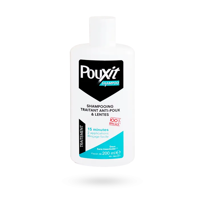 Pouxit shampooing traitant anti-poux et lentes 200 ml peigne inclus