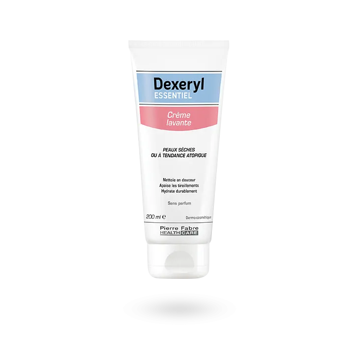 Crème lavante Dexeryl Essentiel pour peaux sèches 200 ml ou 500 ml