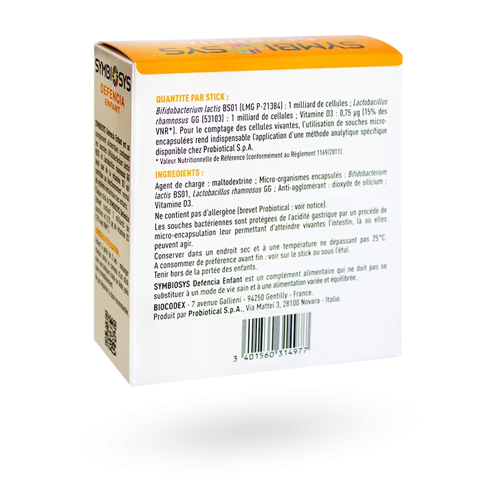 Symbiosys Defencia enfant dès 3 ans 30 sticks