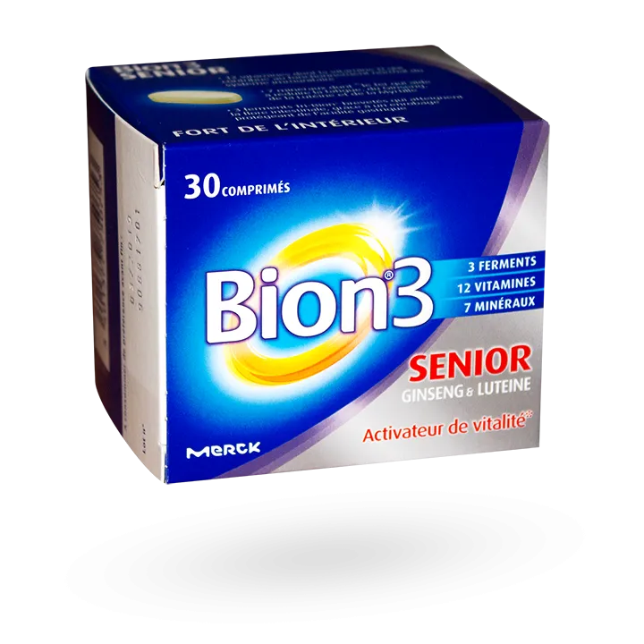 Bion 3 Senior Ginseng & Lutéine 30 comprimés