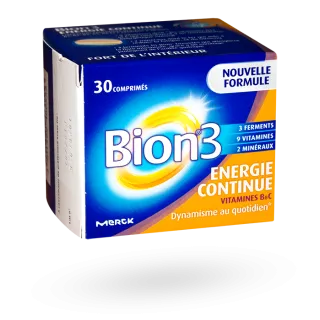 Bion 3 Énergie continue Vitamines B et C 30 comprimés