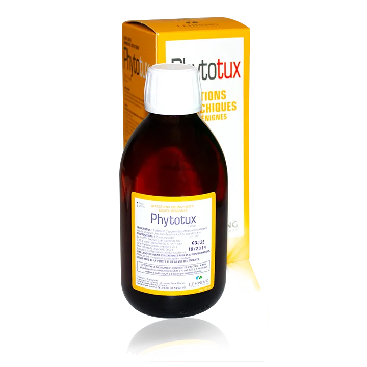 Phytotux Lehning sirop contre les affections bronchiques flacon de 250 ml
