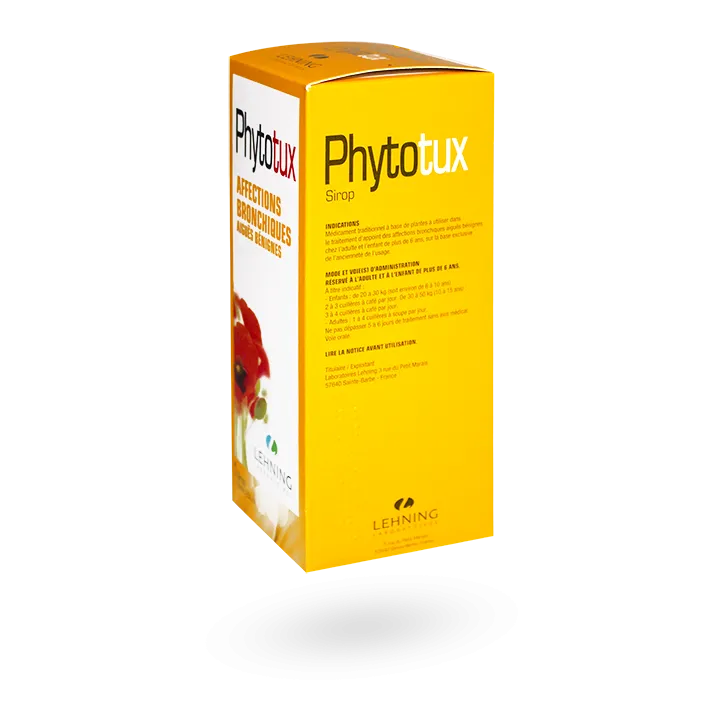 Phytotux Lehning sirop contre les affections bronchiques flacon de 250 ml