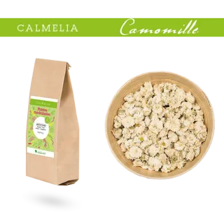 Calmelia Camomille Romaine Plantes médicinales Marque Verte fleur 50 g