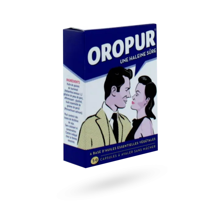 Oropur mauvaise haleine 50 capsules à avaler