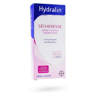 Hydralin sécheresse intime hydrate et préserve flacon 200 ml ou 400 ml