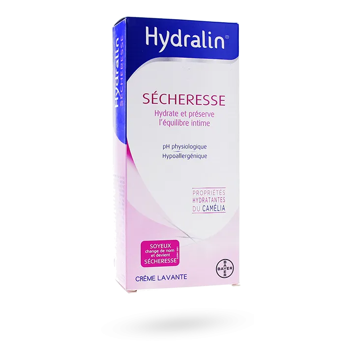 Hydralin sécheresse intime hydrate et préserve flacon 200 ml ou 400 ml